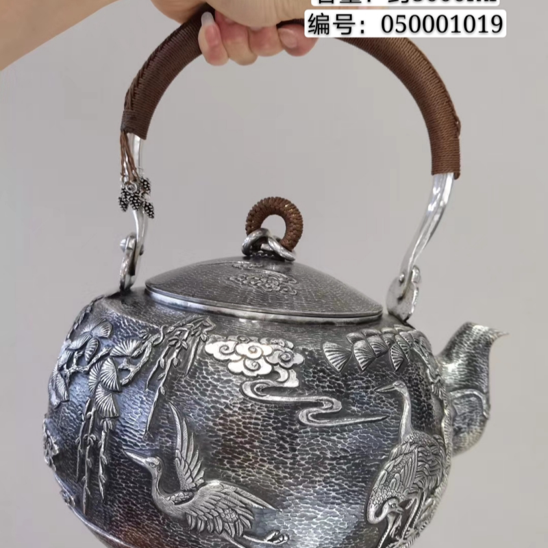 手工银壶可来料加工以旧换新