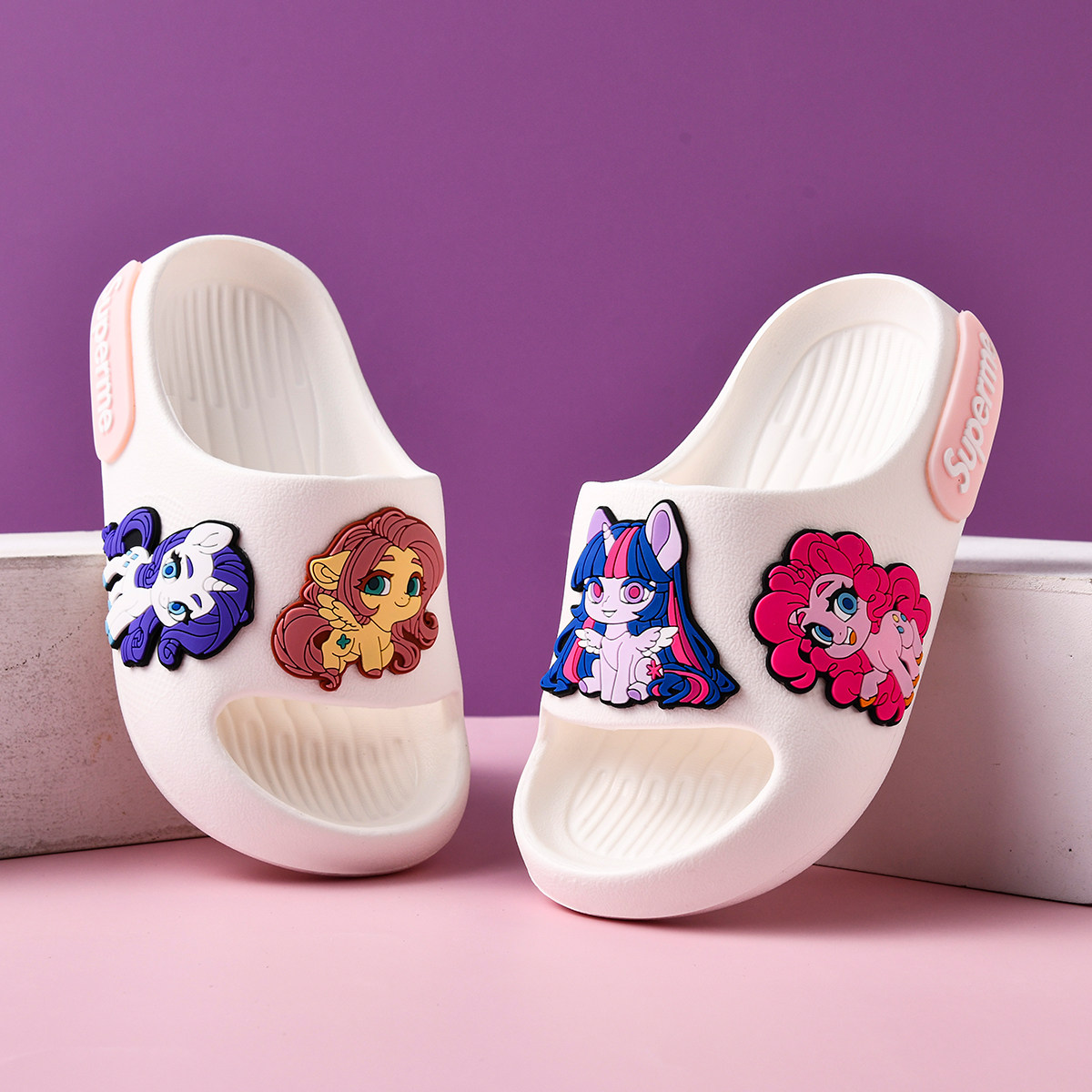 小马宝莉儿童拖鞋室内防滑软底女童凉拖鞋外穿百搭耐脏亲子中大童,童鞋/婴儿鞋/亲子鞋,儿童棉拖鞋,淘宝优惠券,粉丝福利购,淘宝优惠卷