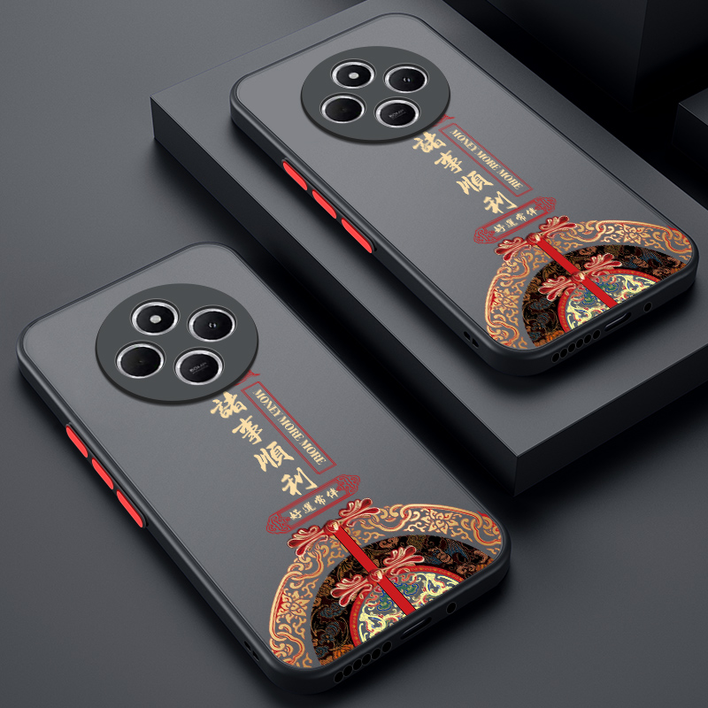 适用红米14C手机壳小米redmi14R保护5g硅胶套2411DRN47C全包镜头防摔诸事顺利14R软壳男女c5g新款r5g送钢化膜