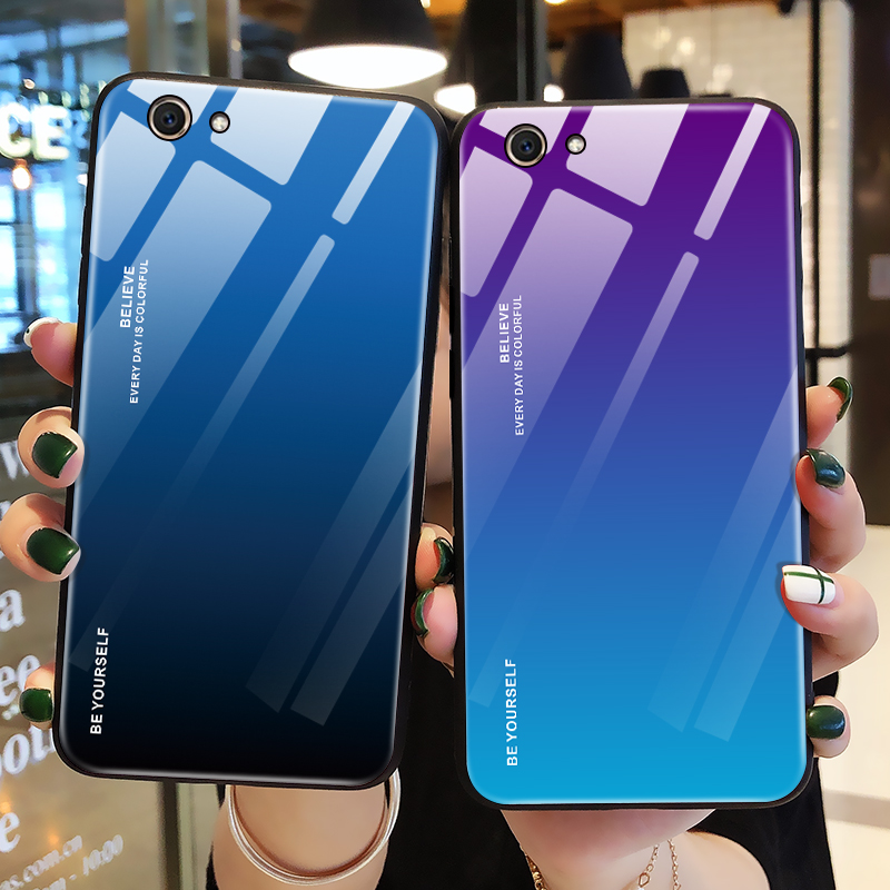 vivoy67手机壳极光玻璃vivoy66保护硅胶套vivo y67a全包防摔y67l外y66