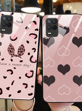 适用realmeQ3pro狂欢版手机壳玻璃真我Q3保护q3i硅胶套RMX3142全包2205防摔oppo蝴蝶结3t软壳por狂欢版男3s女