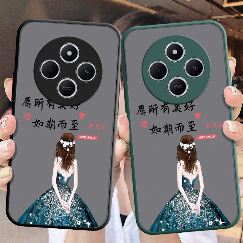 适用红米14C手机壳小米redmi14R保护5g硅胶套2411DRN47C镜头全包边防摔天仙14R透明软壳女c5g新款r5g送钢化膜