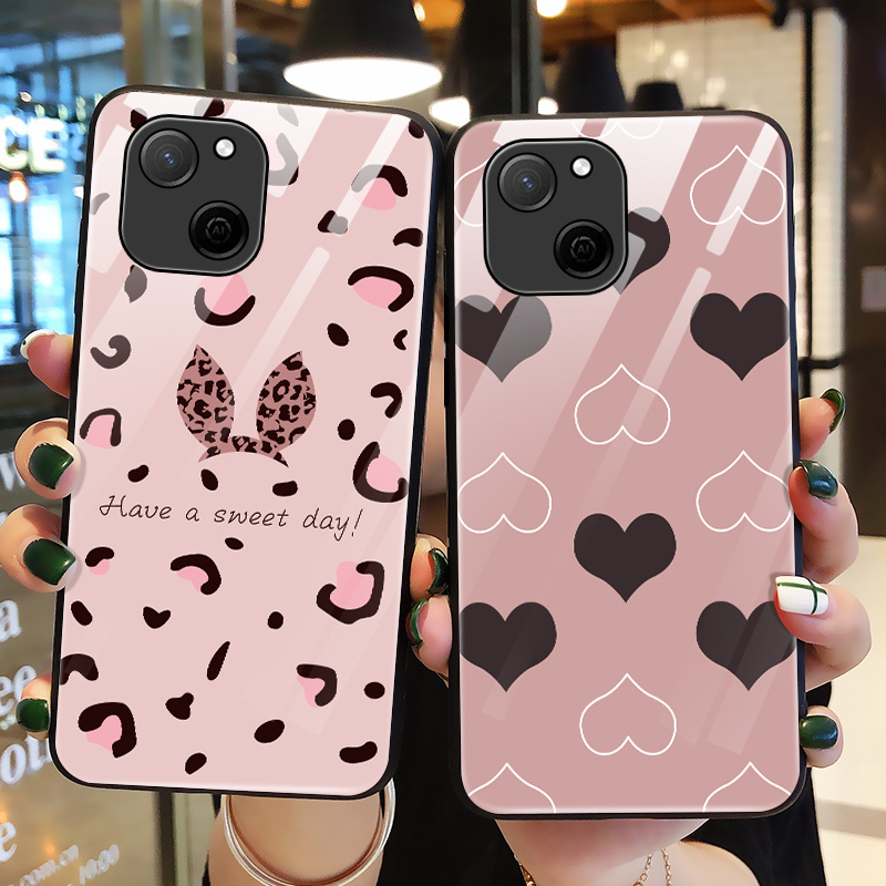 玻璃手机壳适用华为麦芒a20