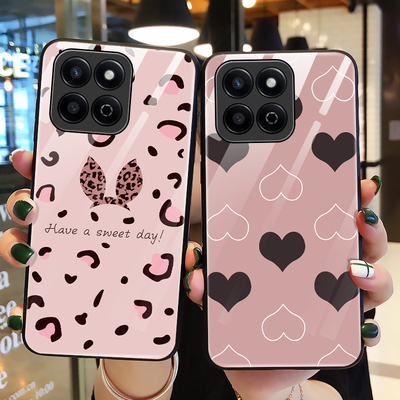 适用荣耀200smart手机壳钢化玻璃