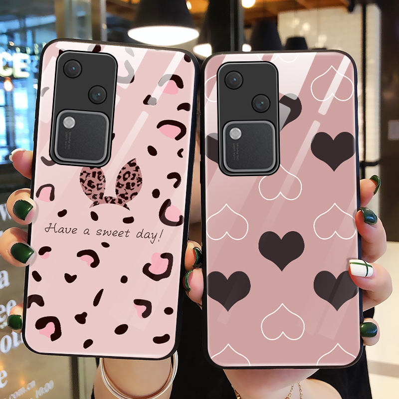 玻璃手机壳适用vivoS18