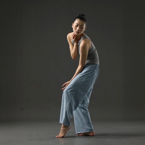 DANCE 纯棉舒适原创慵懒风现代舞中宽练功裤子运动长裤 - 男女款