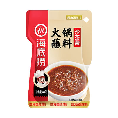 海底捞火锅蘸料沙茶酱80g*3袋酱