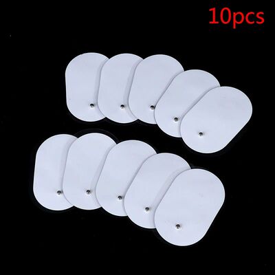 10PCS Silicone Gel Electrode Replacement Pads For Massagers
