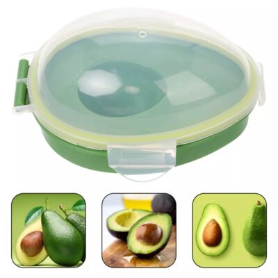 Reusable Avocado Keeper Storage Container - Plastic Flip Top