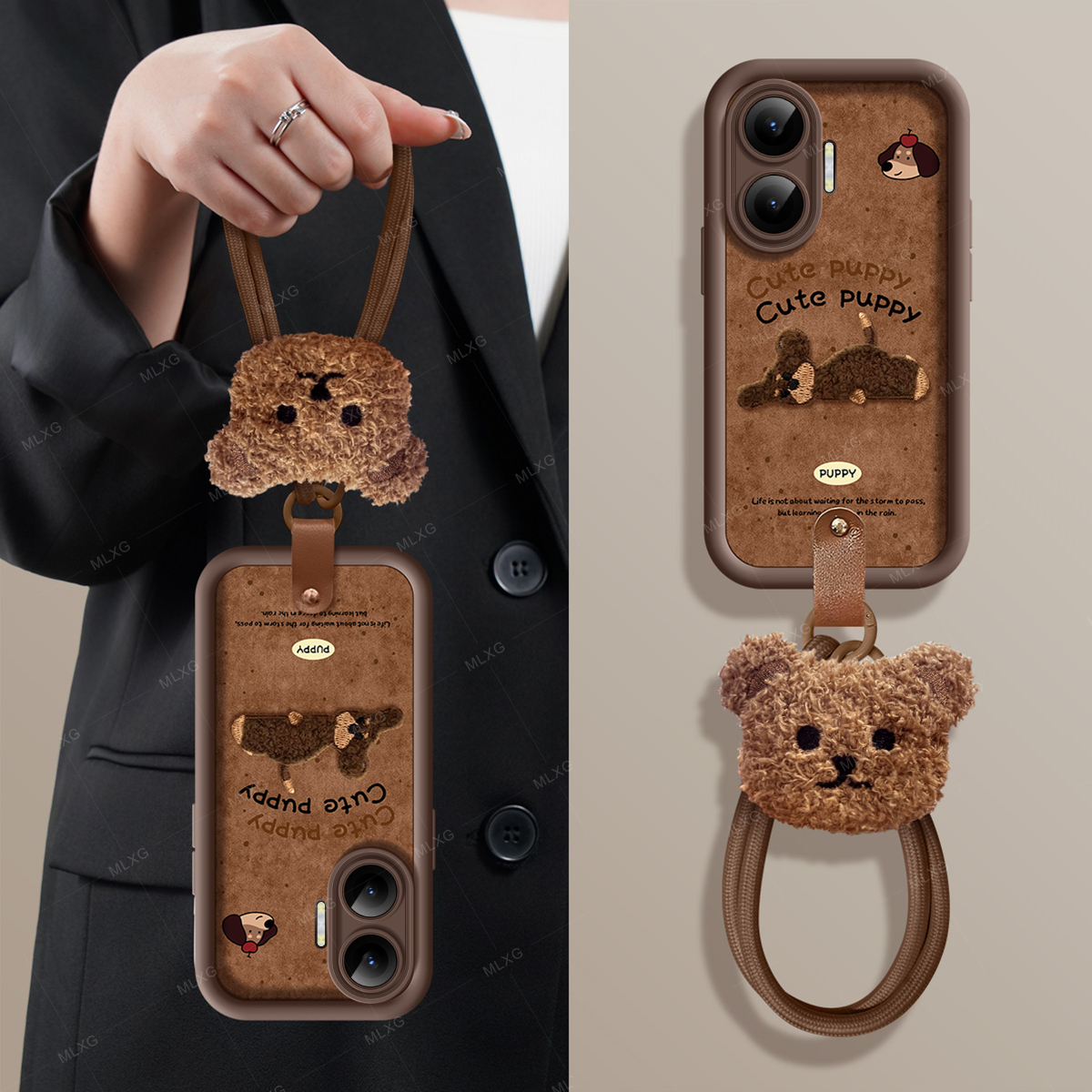 适用红米Turbo4Pro手机壳皮纹