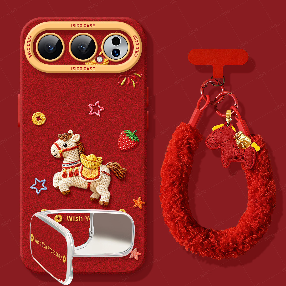 毛线小马适用荣耀500手机壳2026新年新款400pro套200防摔100硅胶honor90女款80pro+本命年70红色60马年200,3C数码配件,手机保护套/壳,淘宝优惠券,粉丝福利购,淘宝优惠卷