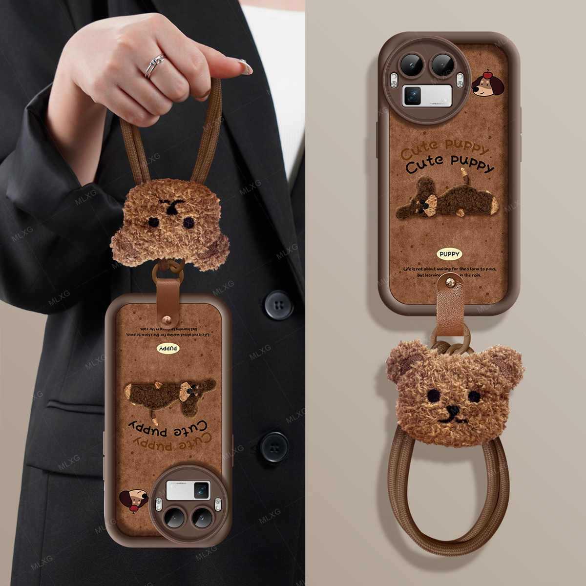 适用真我GT8Pro手机壳皮纹