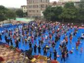 .加厚幼儿园活动防雨布遮阳布户外游泳池蓬布水上乐园防水布水池