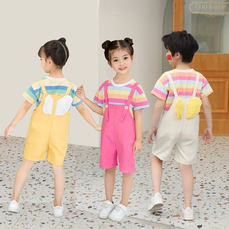 儿童舞蹈啦啦操表天使爵士小学生合唱啦啦队运动会幼儿园演出服装