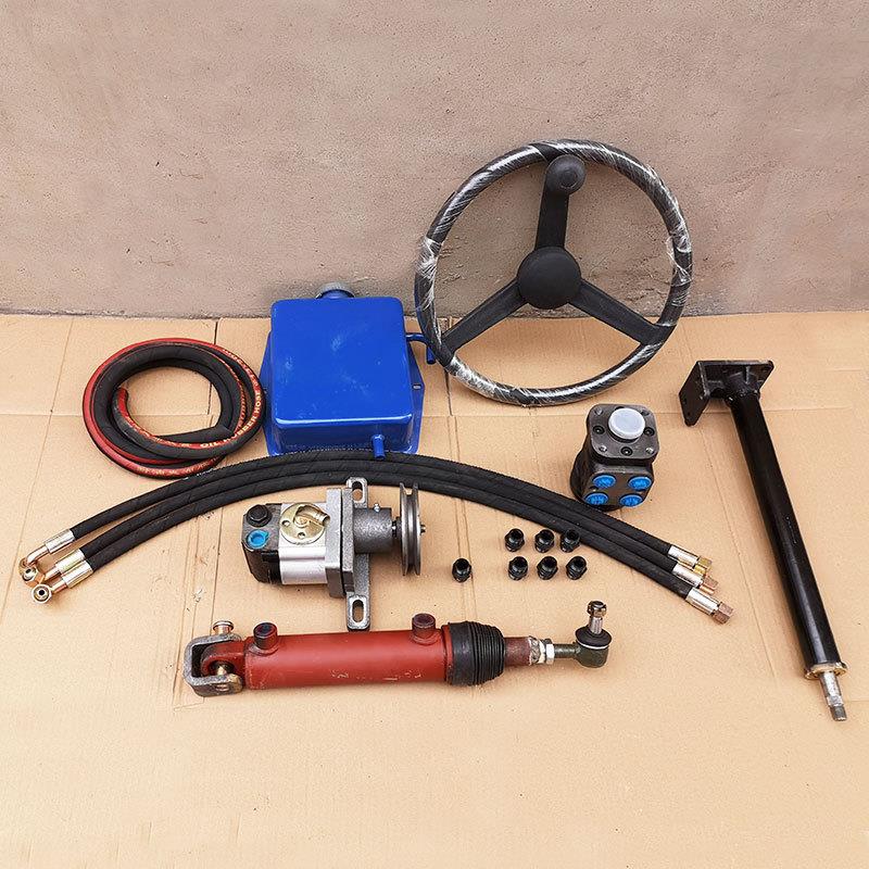 东方红洛阳时风福田东风泰山四轮拖拉机改装液压转向油压助力方向