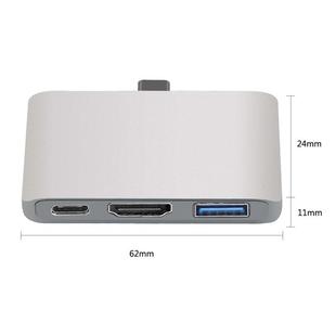 Type MacBook USB3.0三合一PD供电适用S8S9 Air HDtv USB3.1
