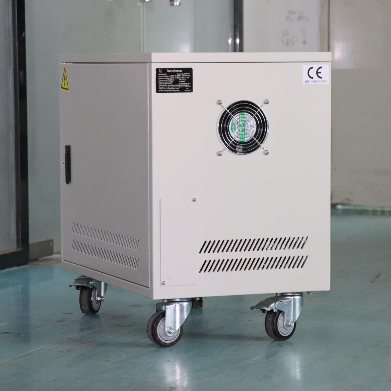 厂家供应三相干式自耦变压器SG-50KVA220V转380V变90 110 264 380