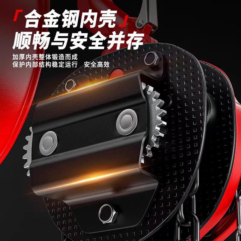 厂家直销手拉葫芦吊机耐用起重葫芦1T2T3T5T10T三角铁葫芦