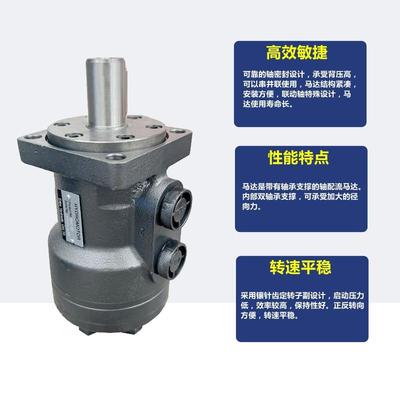 液压马达BM2/BMR-50/80/100/125/160/200/250/400摆线液压油马达