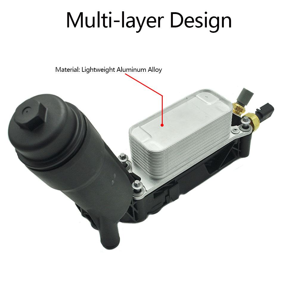 适用于11-13道奇克莱斯勒3.6L发动机机油冷却器过滤器壳5184294AE