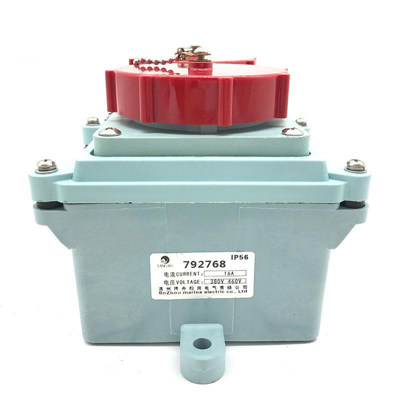 防水插座IMPA 792768船用工业插座IEC标准双插座 RSIL2-3 红色