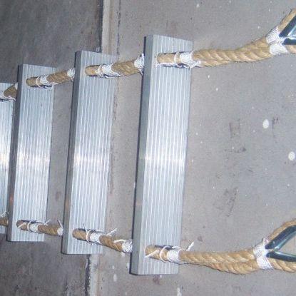 厂家直发固定式铝合金软梯船用登乘梯船用引水员长板软梯CCS船检