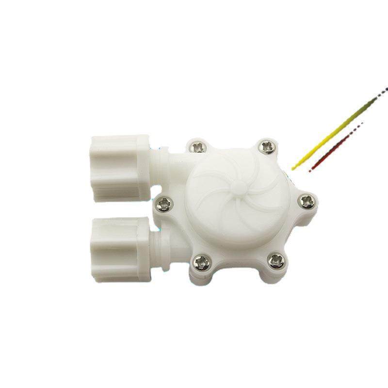 2分外螺牙水流量传感器霍尔脉冲流量传感器咖啡机饮水机流量计