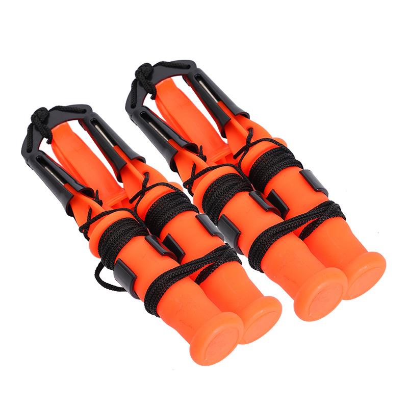 冬季救生冰锥带救生哨攀冰装备垂钓装备现货厂家凿冰器破冰用