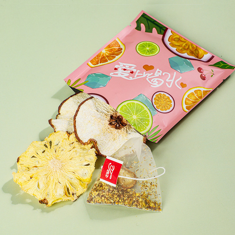 桂花雪梨茶冰糖凤梨干金桔干小包装泡水喝自己喝独立包装冰糖桂花