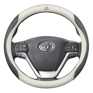 丰田真皮方向盘套卡罗拉亚洲龙陆放荣放凯美瑞汉兰达雷凌四季把套