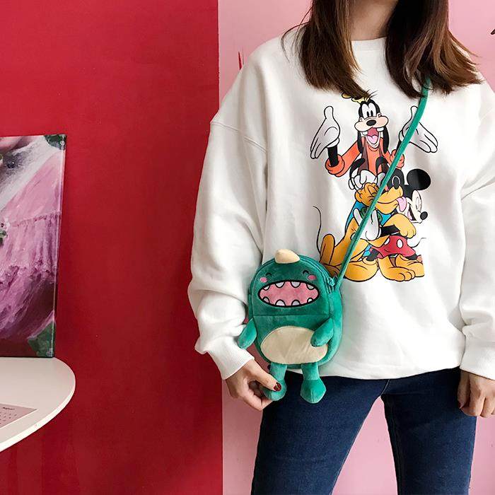 小包简约少女包卡通斜挎包女生帆布单肩包韩版可爱时尚毛绒女百搭|ruв категории Сумки, Г - жа сумки - от Buy2taobao.com для оказания профессиональной услуги покупки агента Taobao