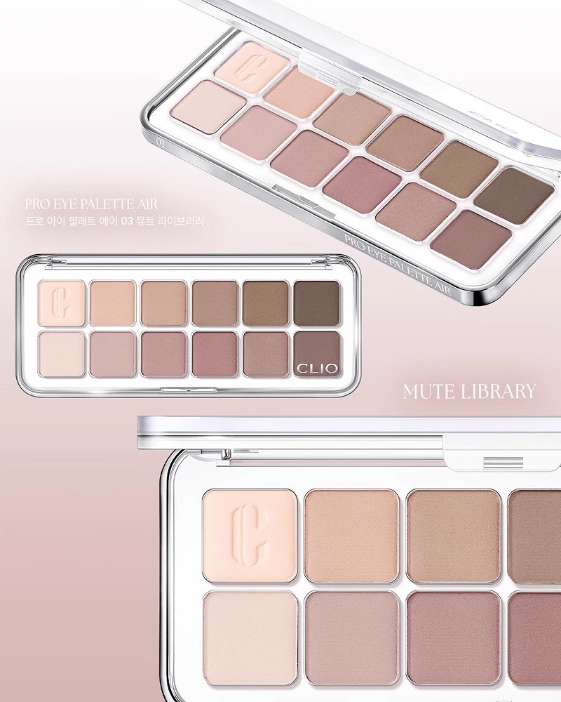 韩国CLIO珂莱欧新品PRO EYE PALETTE AIR12色眼影盘珠光哑光卧蚕-封面