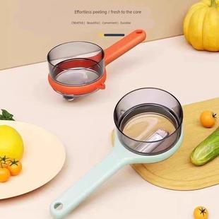 【厨房】多功能储存式削皮刀带收纳盒削皮器刮皮刀削皮神器