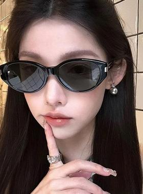 2025新款覆古猫眼太阳眼镜女款夏季遮阳辣妹度假高级感太阳眼镜抗