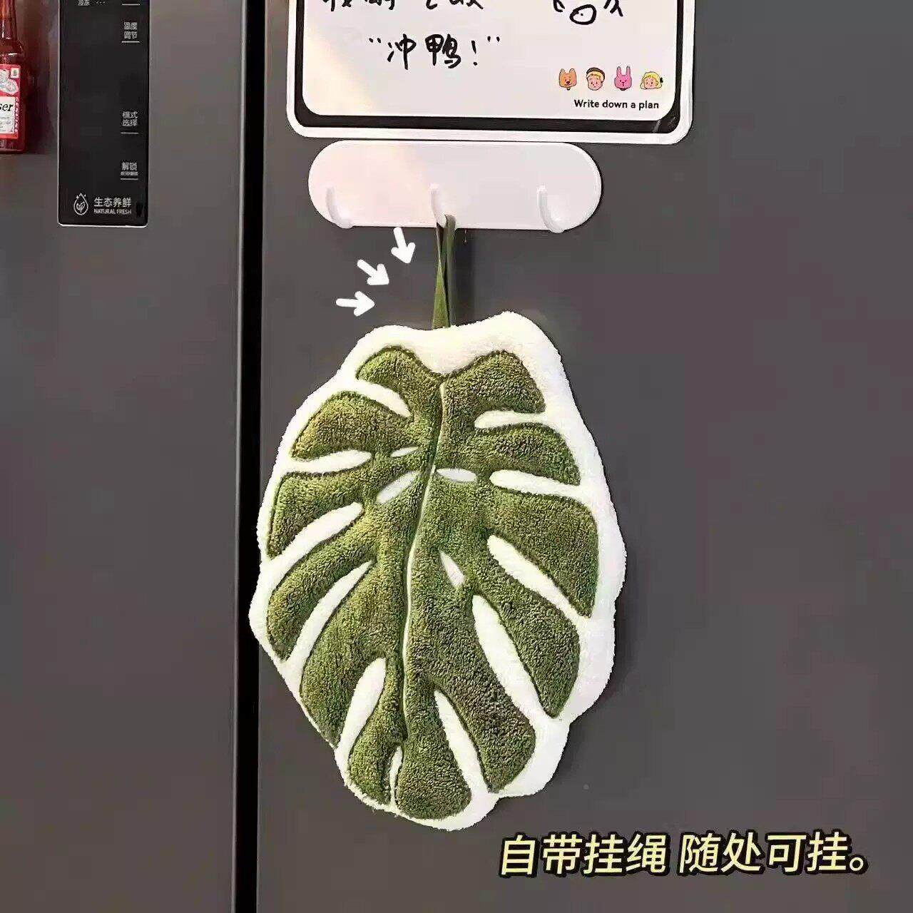 擦手式可吸爱高颜值擦巾手毛巾厨房卫生间挂水加1厚防臭速干擦手