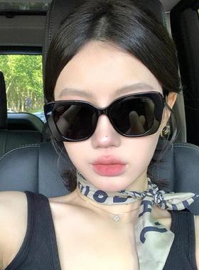 大框太阳眼镜女款2024年新款高级感网红抗UV防晒方圆脸显瘦太阳眼