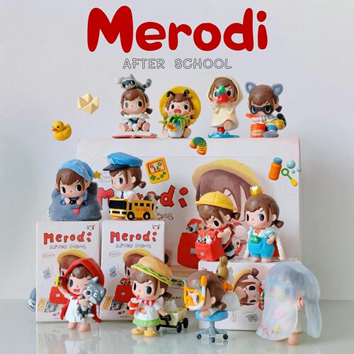 泡泡玛特放学后的Merodi手办