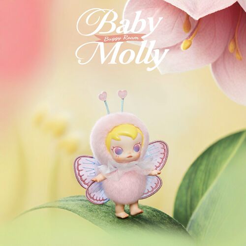 泡泡玛特BabyMolly虫虫漫游挂件