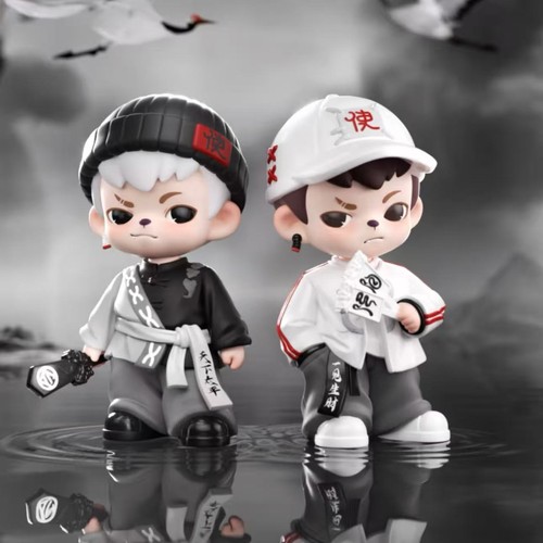 【Genuine】 RAYAN吊卡黑白机械师特警小狼投球手去露营熊猫尼克