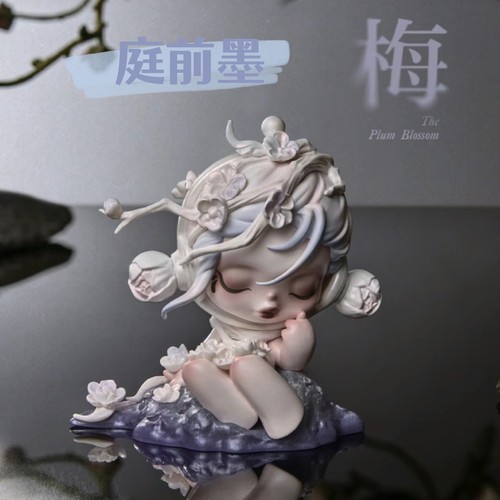 11庭前墨梅Skullpanda盲盒