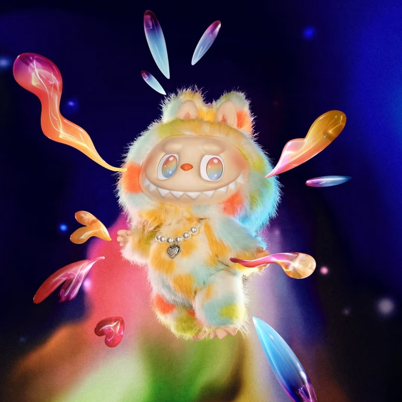 泡泡玛特春天野在家万圣节Labubu