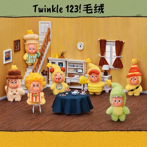 泡泡玛特Twinkle123星星毛绒挂件