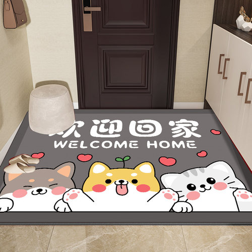 入户门地垫大门口门外家用防滑脚垫玄关加厚欢迎回家门垫2025新款