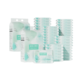 棉芽云柔巾玻尿酸新生婴幼儿宝宝超柔保湿乳霜纸巾擦鼻涕纸12包装