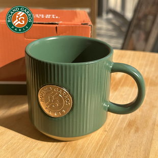 罗兰加洛斯法网官方周边水杯铭牌马克杯咖啡杯杯子陶瓷大容量茶杯