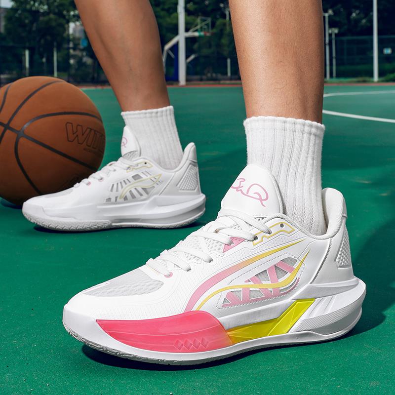 轻速3篮球鞋男款青少年学生实战球鞋2025夏季新款透气摩擦有声音1