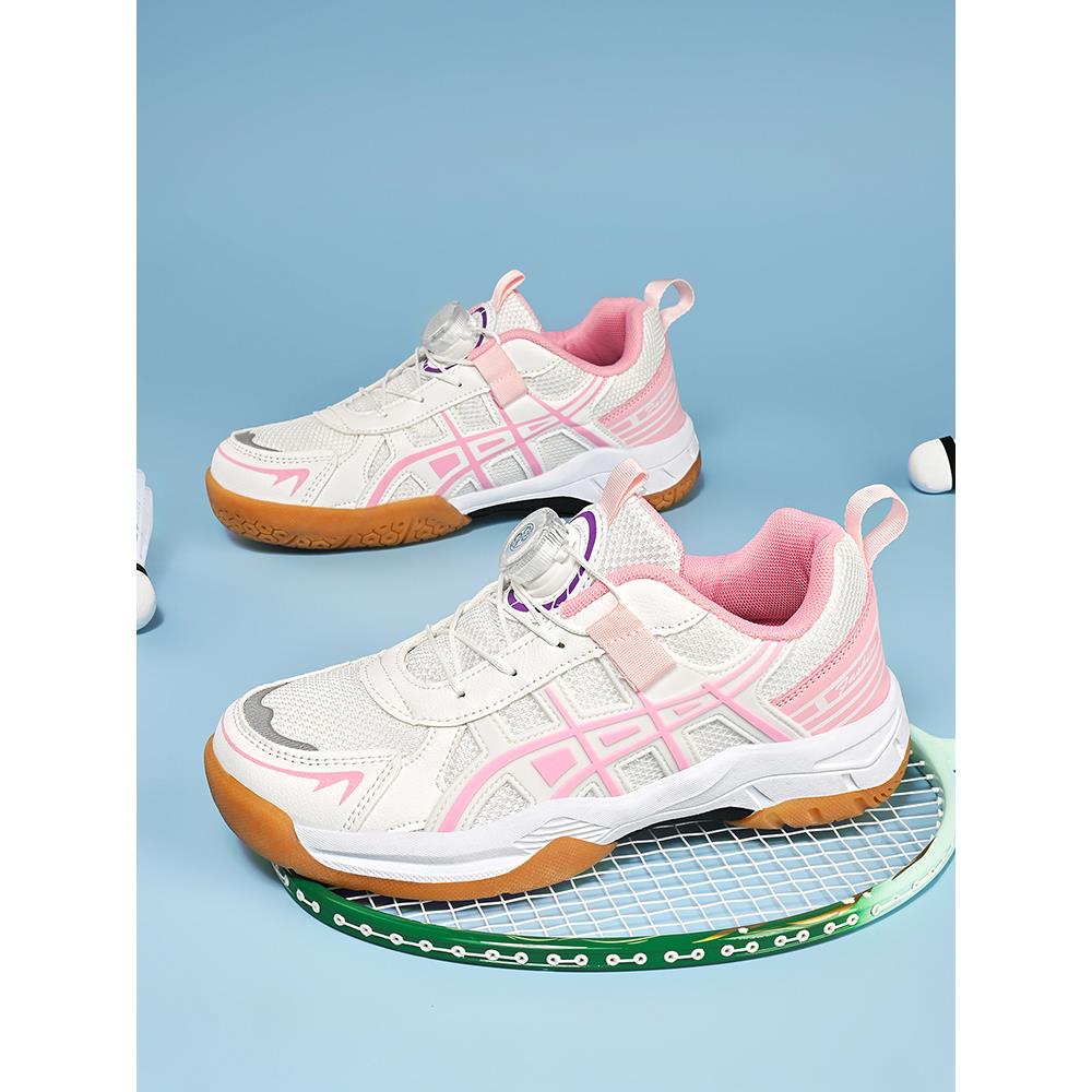 儿童户外羽毛球鞋男女童亲子款运动羽毛球鞋童鞋轻盈透气羽毛球鞋