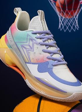 big3 5quick pro儿童篮球鞋中大童专业训练小码夜光球鞋摩擦超响