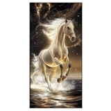 Сразу же удалось войти в прихожую с алмазными картинами, полными бриллиантов, наклейки в новом стиле, вышивка крестиком, алмазная вышивка 2025, гостиная, элитный свет, роскошь