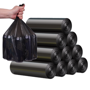整箱垃圾袋家用实惠装加厚黑色手提式办公室小号塑料袋子商用批发